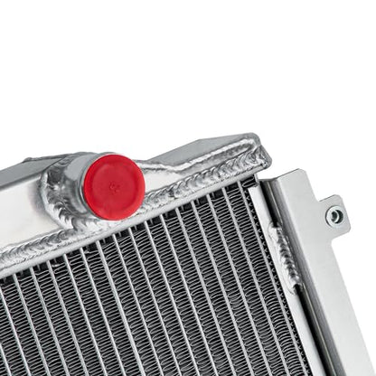 ALLOYWORKS Aluminum Radiator For 1996-2002 Toyota 4Runner 2.7L L4 3.4L V6 Engine Radiators, OEM CU1998, Q1998, RAD1998, 3 Row Core Racing Downflow Radiator with Transmission Oil Cooler