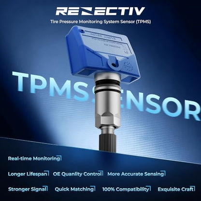 TPMS Sensor, Nissan 315Mhz Tire Pressure Monitoring System Sensor Set of 4 - size: 4 PCS