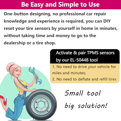 2026 Version EL-50448 GM TPMS Relearn Tool Chevy TPMS Relearn Tool for GM - size: Without Battery