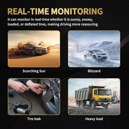 TPMS Sensor, 4PCS 433MHz Tire Pressure Monitoring Sensor for Chrysler 300