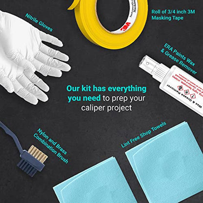 ERA Paints 2K Brake Caliper Spray Paint – Teal | High-Gloss Finish, 500°F Heat & Chemical Resistant | Chip-Resistant 12 oz Aerosol | Made in USA - style: Teal 2K Spray Paint Only