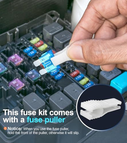 JOREST 360Pcs Car Fuse Assortment Kit, 160 Mini Blade Fuses Automotive + 90 Standard Auto Fuses + 50 Micro Fuse + 60 Micro2 – for RV/Truck/Motorcycle(2A 3A 5A 7.5A 10A 15A 20A 25A 30A 35A 40A) - style: 360pcs Micro2&Micro&Mini&Standard