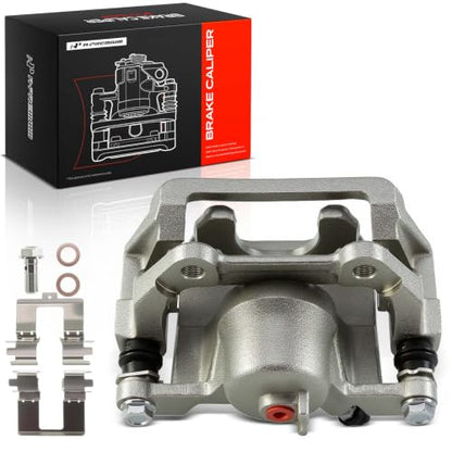 A-Premium Rear Right Passenger Disc Brake Caliper with Bracket - style: Rear Passenger