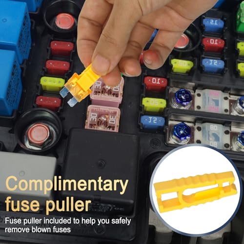 1332 Pcs Car Fuse Assortment Kit with Puller for Automotive, Car, Rv, Truck