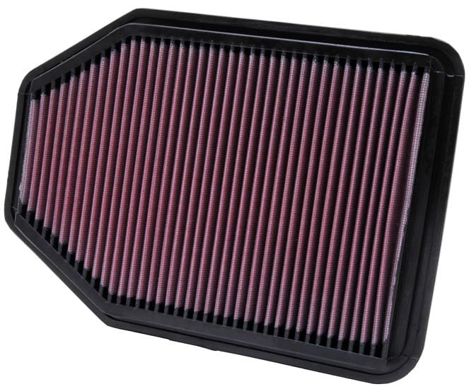 K&N High-Flow Original Lifetime Engine Air Filter: Increase Power: Premium, Washable: Compatible with 2007-2018 JEEP: Wrangler, Wrangler JK, 22-2364