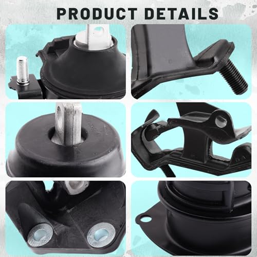 Engine Motor and Transmission Mount Kit Set of 6 - size: 2003-2008 Accord 3.0L