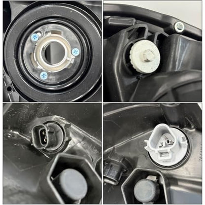 Headlight Assembly For 2014-2020 Toyota 4Runner w/Projector Lens Left+Right - color: Headlights
