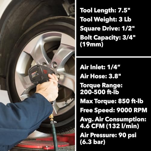 m7 1/2" DR COMPOSITE IMPACT WRENCH 700FT-LBS