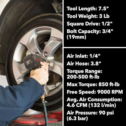 m7 1/2" DR COMPOSITE IMPACT WRENCH 700FT-LBS