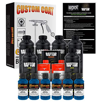 Custom Shop 1.5 Gallon kit, Safety Blue Urethane Spray-On Truck Bed Liner