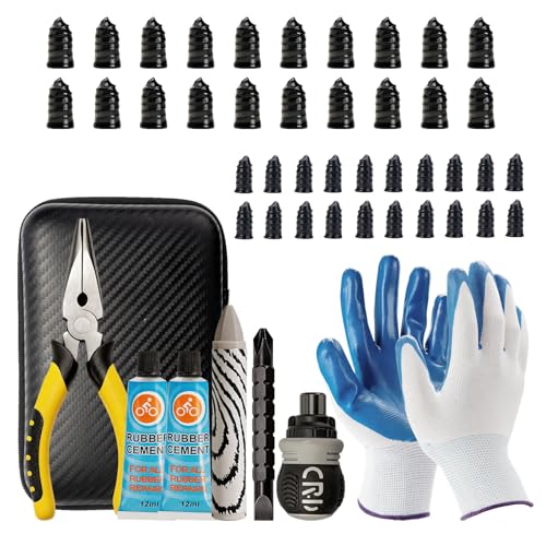 Tire Screw Plug Repair kit, No Tire Removal Needed, Tire Sidewall Repair
