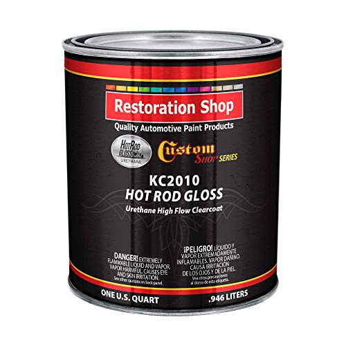 Custom Shop Hot Rod Gloss Urethane High Flow Clearcoat, Quart Only - size: Quart