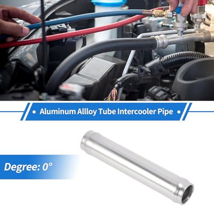 0.75" OD 0° 6063 Aluminum Alloy Tube Intercooler Pipe 4" Length - size: 0.75"OD 4"Length