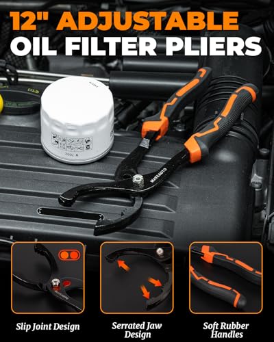 11-Piece Medium Size Oil Filter Wrench Set