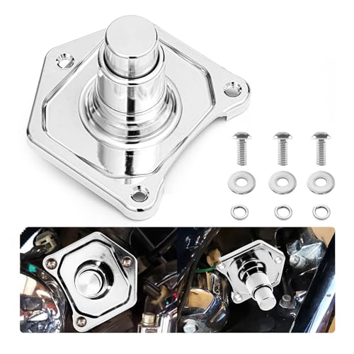Motorcycle Chrome Starter Push Button 1.2/1.4 k/watt - color: Chrome