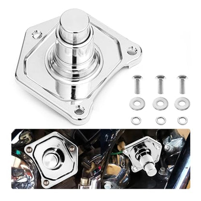 Motorcycle Chrome Starter Push Button 1.2/1.4 k/watt - color: Chrome