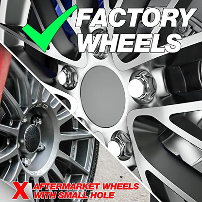 SUCOSO 14x1.5 Lug Nuts for F150, OEM Stock Solid One Piece Wheel Lugnuts - color: Silver, size: M14X1.5-F150/Expedition