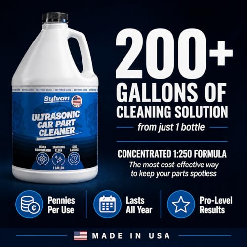 1 Gal Ultrasonic Carburetor & Parts Cleaner Solution - size: 128 Fl Oz (Pack of 1)