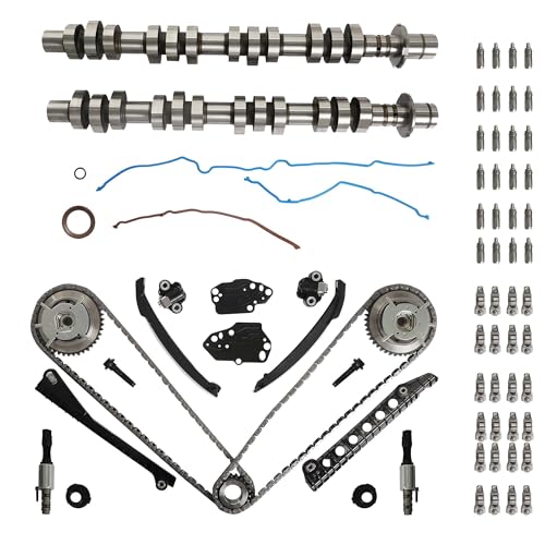 Camshaft Rocker Arms Lifters Timing Chain Kit For Ford Lincoln 5.4L 04-12