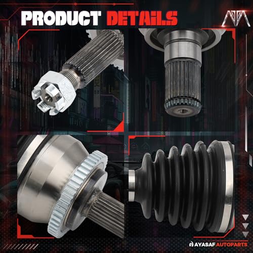 66-3720 Front Left CV Axle Shaft Assembly - size: 66-3720