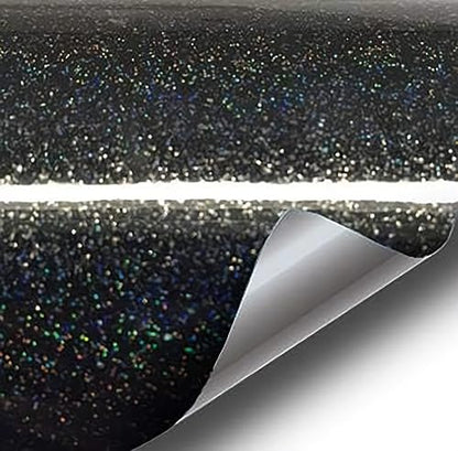 VViViD Rainbow Metallic Black Air-Release Adhesive Vinyl Pinstripe Tape Roll (2 Inch x 20ft) - size: 2” x 20ft