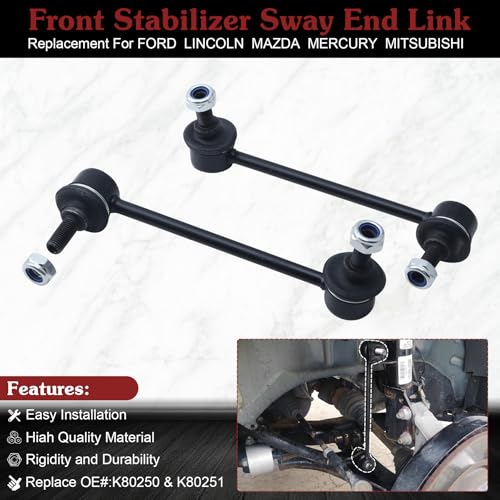 2* K80250 K80251 Front Sway Bar Link - Restore Sedan Handling - color: 1*K80250 1*K80251, size: Sway Bar Link