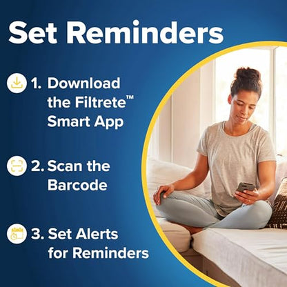 Filtrete 16x25x4 Air Filter, MERV 11, MPR 1000, 2 HVAC Filters