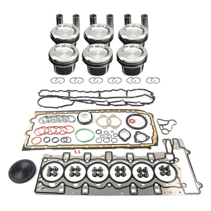 Engine Overhaul Kit With 6pcs Forged Pistons For BMW N54B30