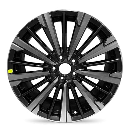 For 2022-2026 Nissan Pathfinder 20 Inch Machined Face with Charcoal Inlay Alloy - Genuine OEM Rim - Road Ready SUV Wheel