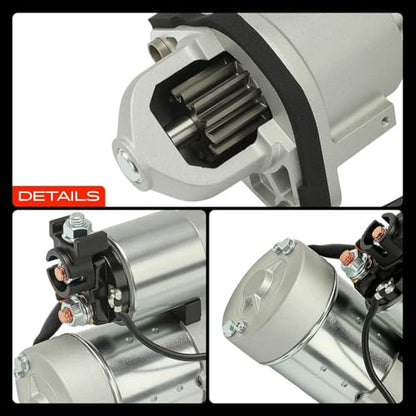 A-Premium Starter Motor, 12V 1.4KW 12 Teeth CW, Compatible with Infiniti