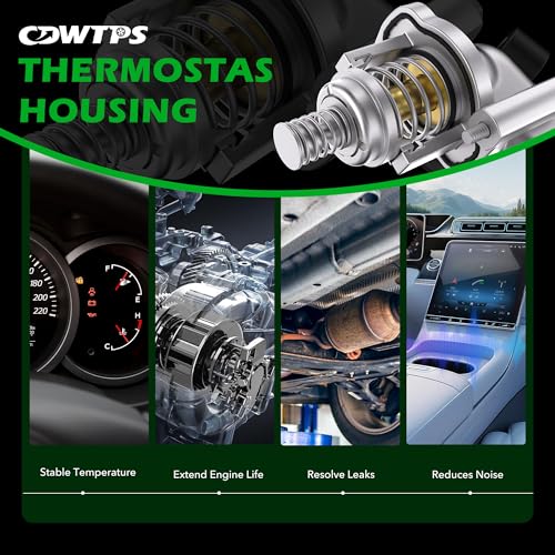 Aluminum Engine Coolant Thermostat Housing Assembly fit for chevy&GMC - size: 902-2121