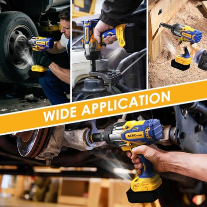 ACROPOW Cordless Impact Wrench 1/2" for Dewalt 20V Battery - size: 1700 FT-LBS