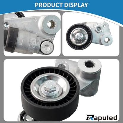 39104 Engine Belt Tensioner Serpentine Belt Drive Idler Pulley Kit - size: 90K-39104