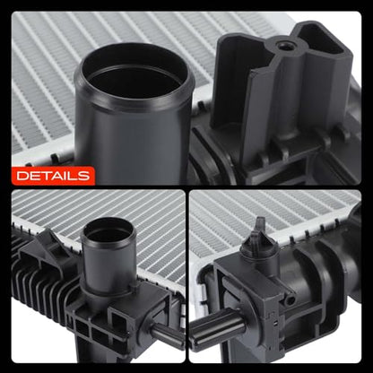 A-Premium Engine Coolant Radiator Assembly Compatible with Chrysler