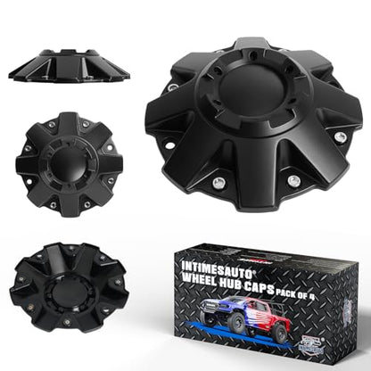 4-Pack Center Caps for Mayhem C108010C01 C806803-2CAP — Matte Black - color: Matte Black, size: Mayhem C108010C01 / C806803-2CAP