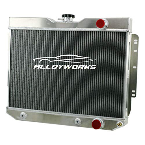 ALLOYWORKS 3 Row All Aluminum Radiator For 1959-1965 Chevy Bel Air/Impala/El Camino/Biscayne L6 V8