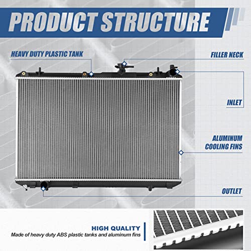 Auto Dynasty 13066 Radiator for 2008-2010 Toyota Highlander Hybrid - color: 08-10 Highlander Hybrid