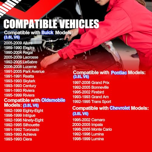 SMMS Engine Ignition Control Module for Buick for Chevrolet for Pontiac for Oldsmobile 3.8L V6, Replaces OE 12617924 10469470 10475225 10494012 D1940A D1977A