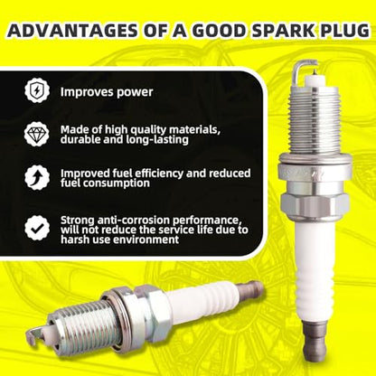 Ignition Distributor w/Cap & Rotor and 8 Iridium Spark Plugs with Wire Set Tune Up Kit 4740339AB 84-3801 Compatible with Dodge B1500 B2500 B3500 1998 Dakota Durango Ram 1500 2500 3500 Van - size: 84-3801