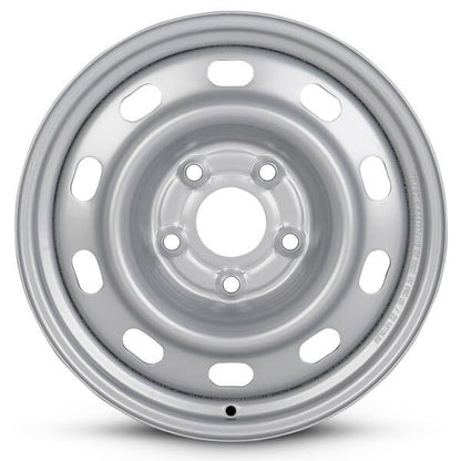 17x7 in Steel Wheel Rim 5 Lug 139.7mm 25mm Offset 78mm CB| Powder-Coated Silver finish Fits 2004-2012 Dodge Ram 1500 | New OEM Replacement | XJ45S4AAA - size: 17x7 - OEM Replacement