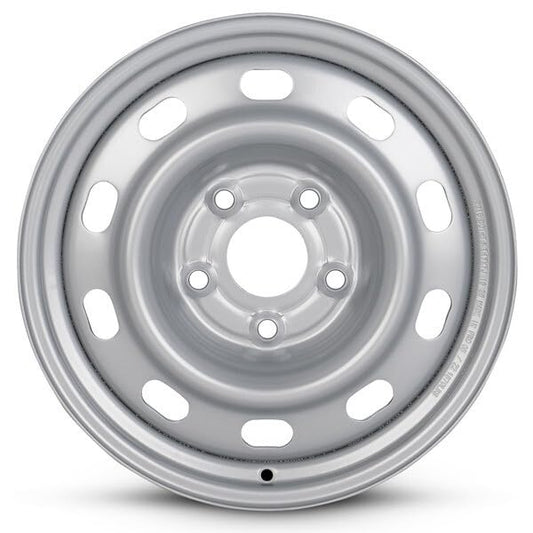 17x7 in Steel Wheel Rim 5 Lug 139.7mm 25mm Offset 78mm CB| Powder-Coated Silver finish Fits 2004-2012 Dodge Ram 1500 | New OEM Replacement | XJ45S4AAA - size: 17x7 - OEM Replacement