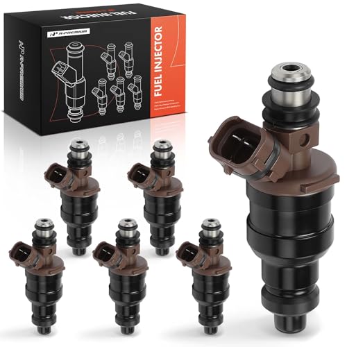 A-Premium Fuel Injectors Set of 6 Compatible with Toyota