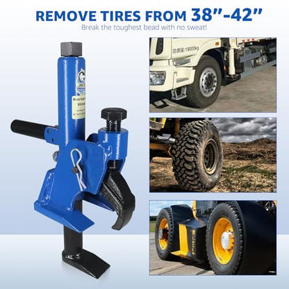 Manual Tire Bead Breaker with US-Patented Handle for ATV & Tractor Tires - color: Manual Tire Bead Breaker with handle