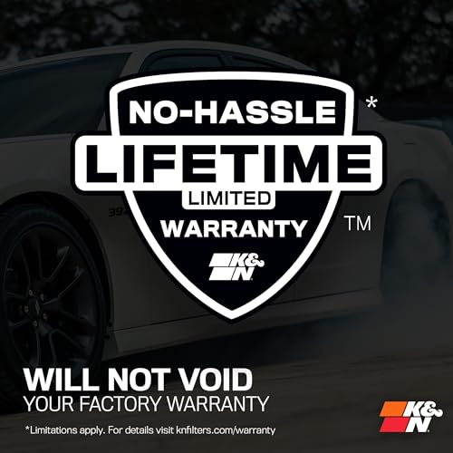 K&N Cold Air Intake System: High-Flow Air Filter, Increase Performance & Acceleration: Compatible with 2013-2017 FORD: Fusion, Mondeo V, 57-2585