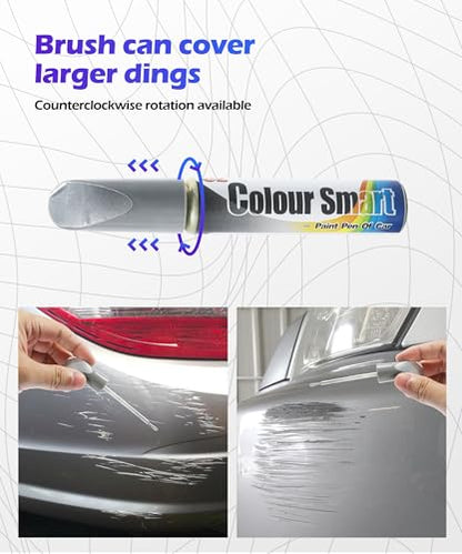 SCUARI Touch Up Paint Pen,Car Paint Pen,Car Paint Scratch Repair,Car Accessories Car Scratch Remover Pen,Car Touch Up Paint,Car Paint Scratch Repair,Paint Pen for Cars Paint Scratch Repair (Silver) - color: Silver