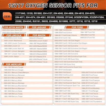 Oxygen O2 Sensor Fit for Ford F-150 Escape Explorer Mustang 15717