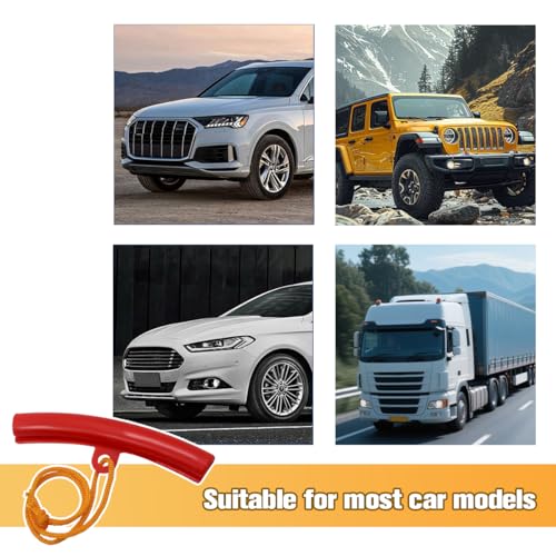 5PCS Car Tire Changing Rim Protector, Vehicle Fixing Wheel Changer Guard Edge Saver, Auto Tyre Changing Hub Rim Protective Cover, Universal for Sedan Truck Motorcycle (Red) - color: Red
