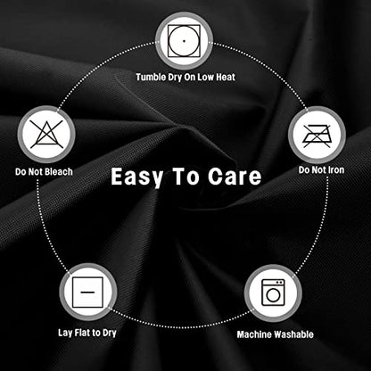 OutdoorLines Waterproof Tire Covers Set of 4 - color: Black, size: XL - Fits Tire Diameters 33"-35"