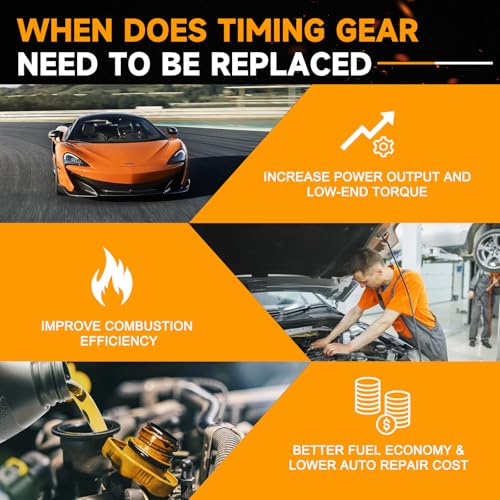 Intake Timing Camshaft Adjuster Gear CVVT Cam Phaser Fits for 07-12 Hyundai Veracruz 3.8L, 12-14 Kia Sorento 3.5L V6 Replace OE G6DA G6DB 24350-3C100 24350-3C110 24350-3CAA0 - color: 24350-3C100