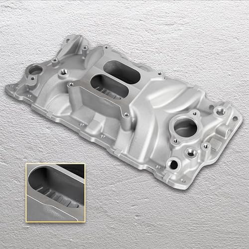 2701 Performance EPS Dual Plane SBC Intake Manifold Silver - size: 2701 Silver